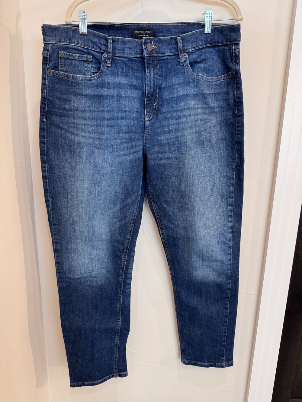 Banana Republic Medium Blue Girlfriend Jeans